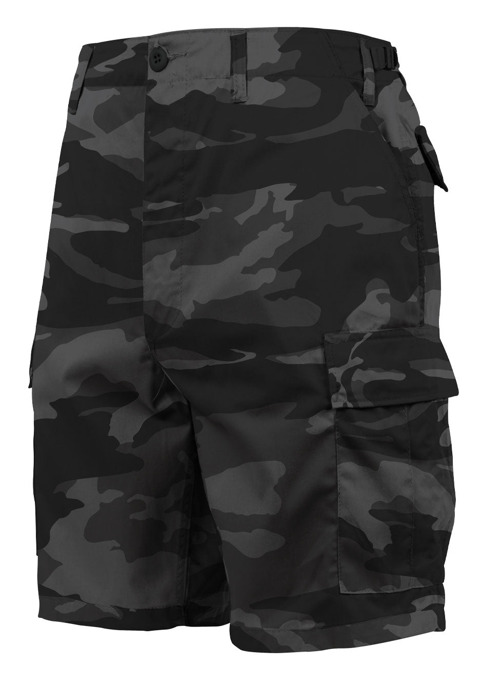 Camouflage Black Shorts for Men for sale