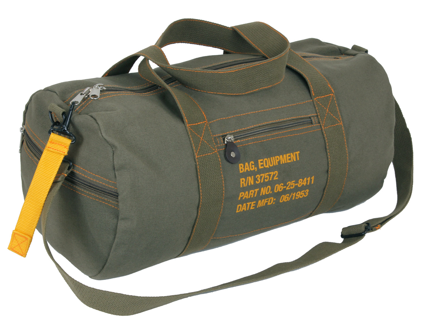 Canvas Equipment Duffle Bag - Olive Drab