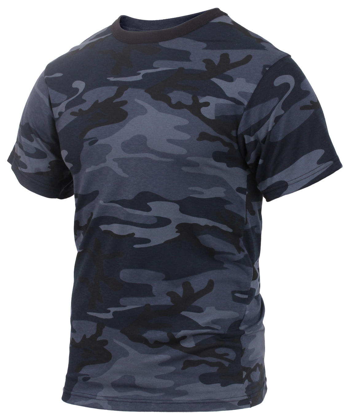Rothco Colored T Shirts Midnight Blue Camo