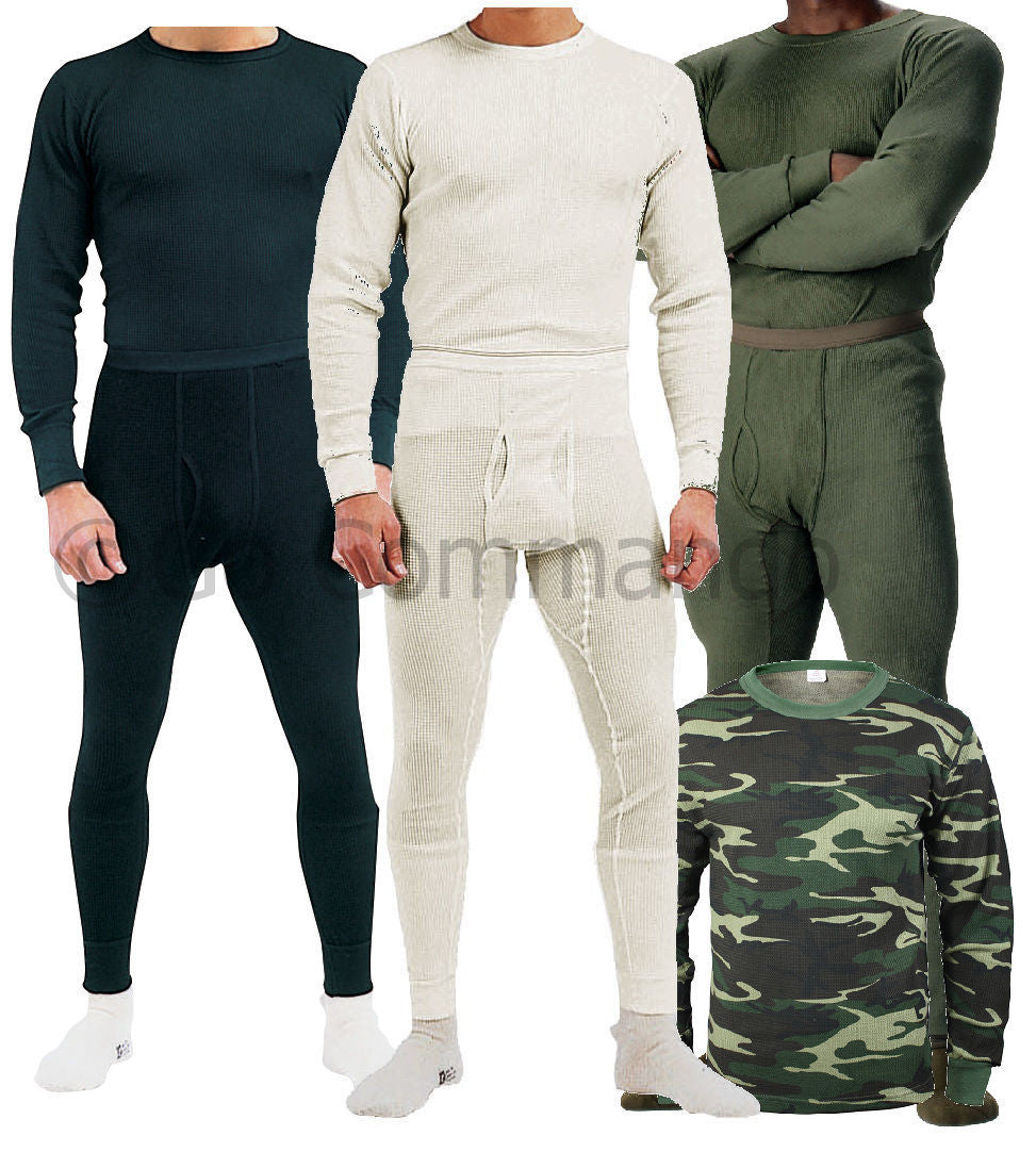 Men's Camouflage Thermal underwear set Long johns winter Thermal