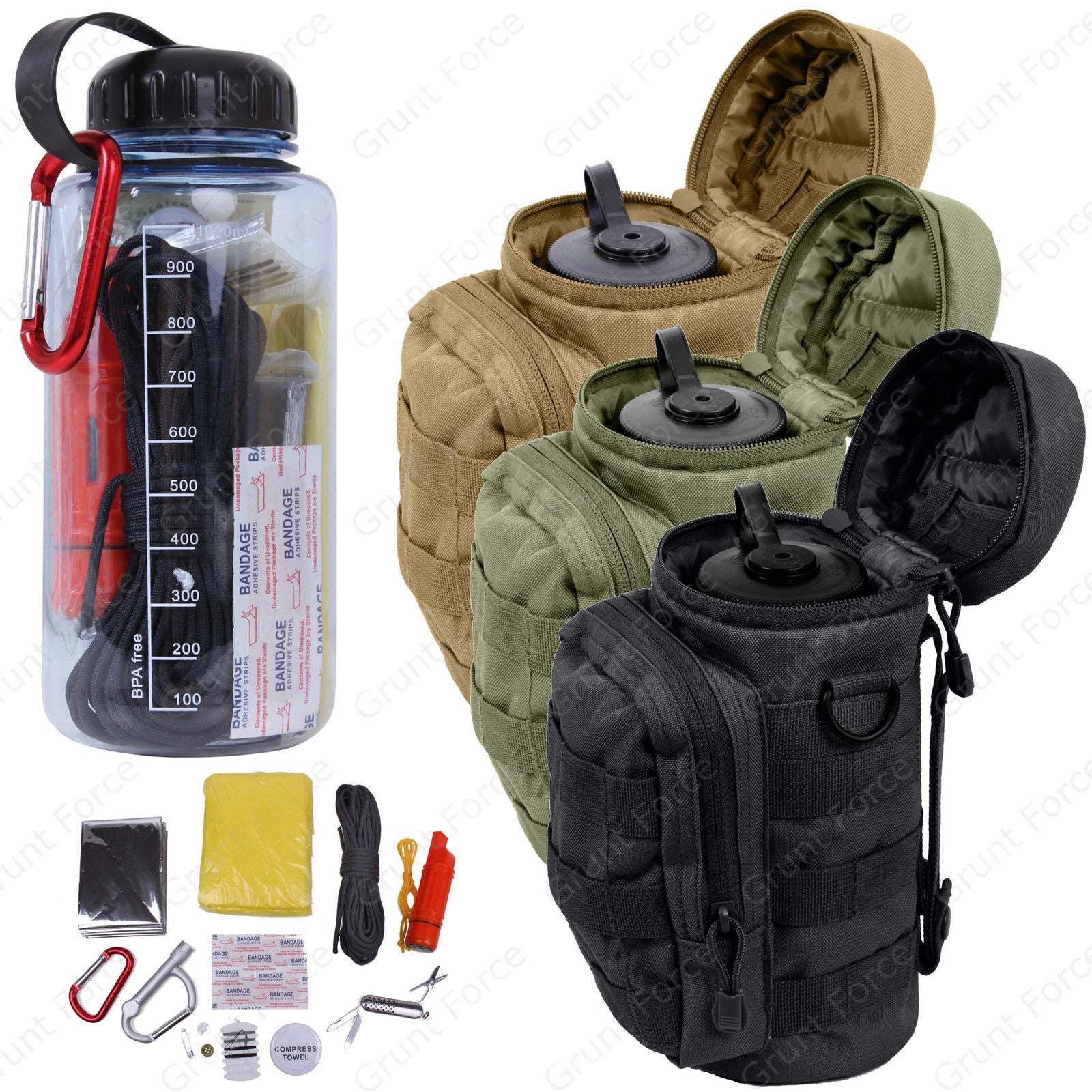 Rothco MOLLE Compatible Water Bottle Pouch