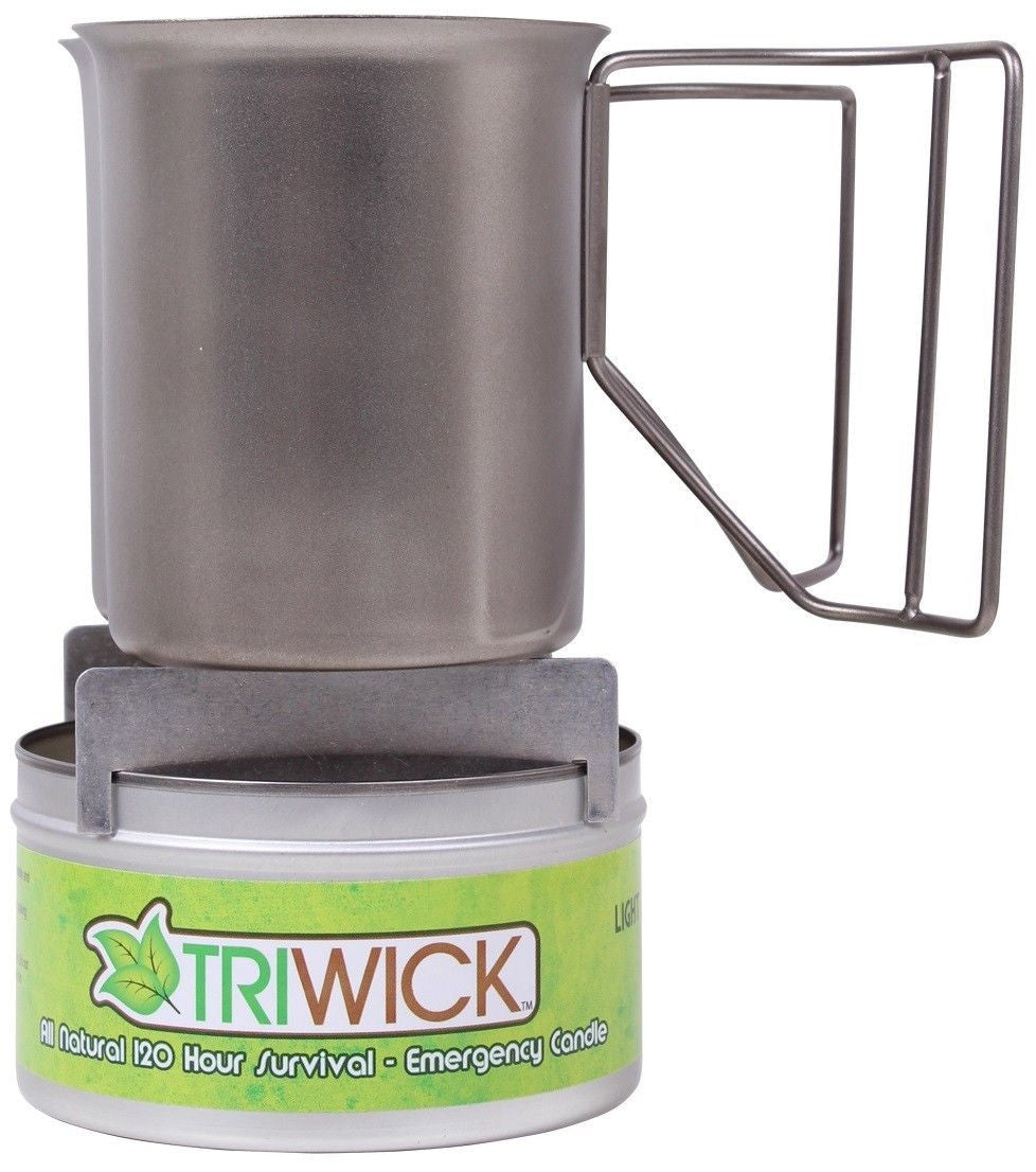 Triwick 120-hour Survival Candle/Camping Stove