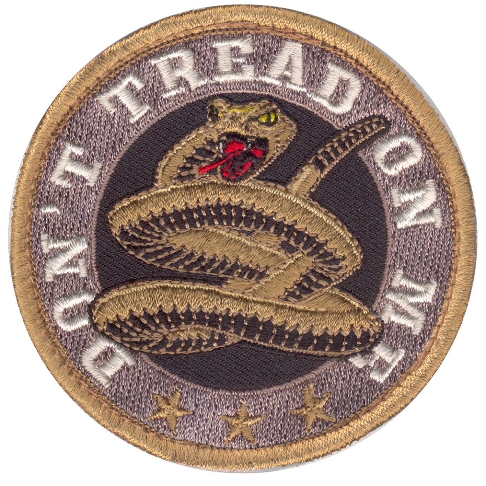  Don't Tread On Me Tactical Morale Patch - Coyote Tan