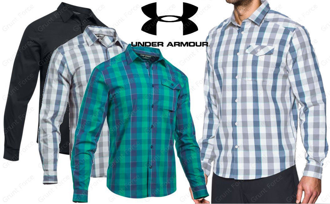 Under Armour Men's Tactical Long Sleeve Shirt - UA Tactical Button Dow