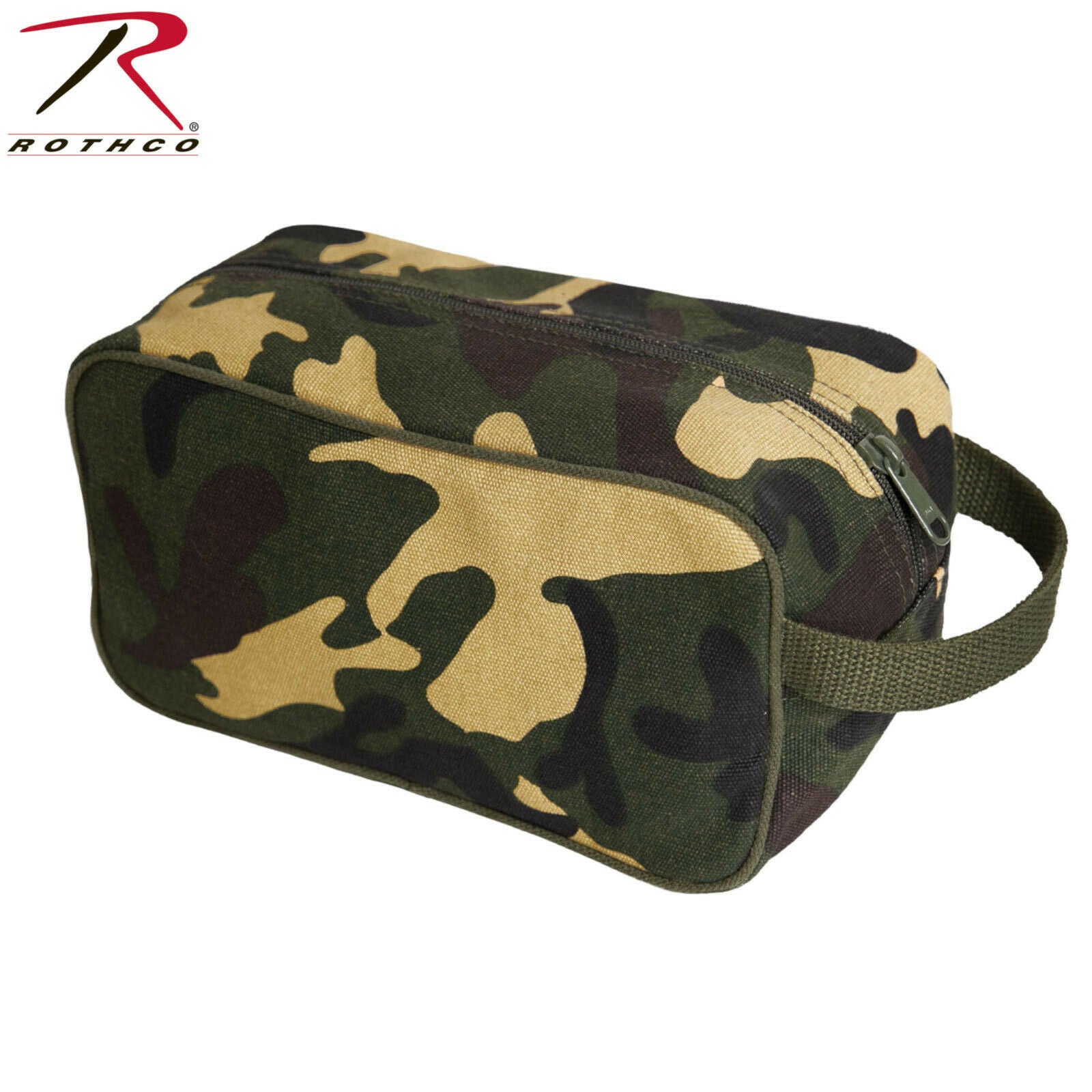 Rothco Canvas Travel Kit Woodland Camo