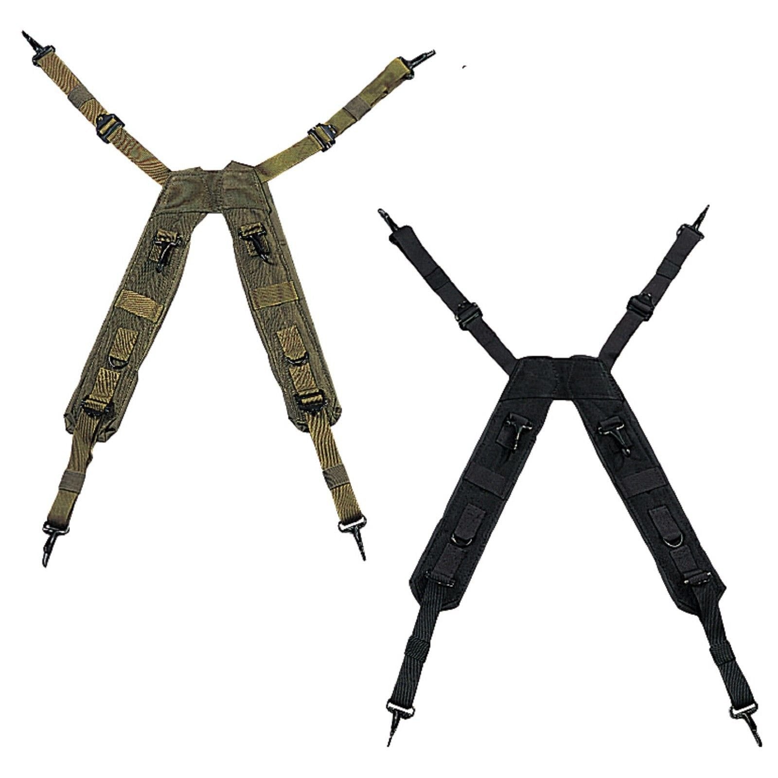 Olive Drab Tactical Combat Suspenders - Rothco Adjustable Gear Support –  Grunt Force