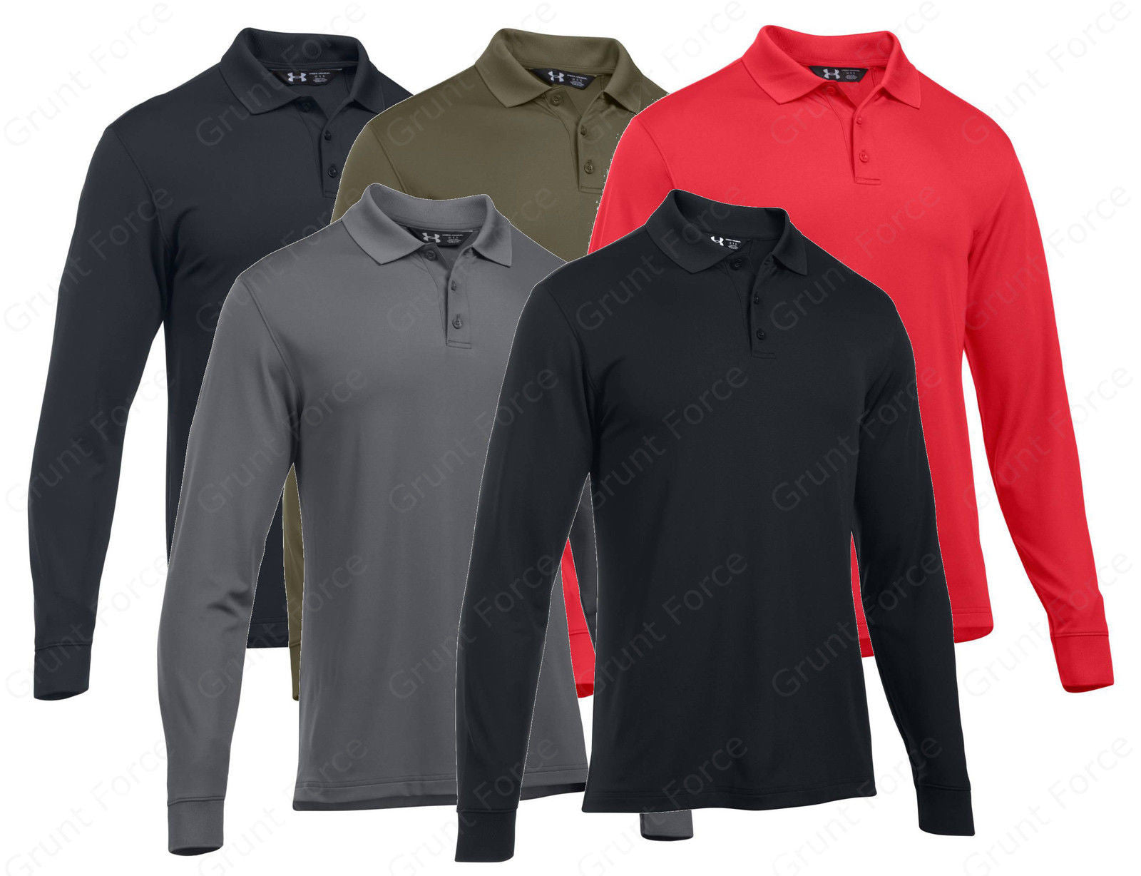 UA Tactical Performance Polo - Under Armour Men's Long Sleeve Tactical –  Grunt Force