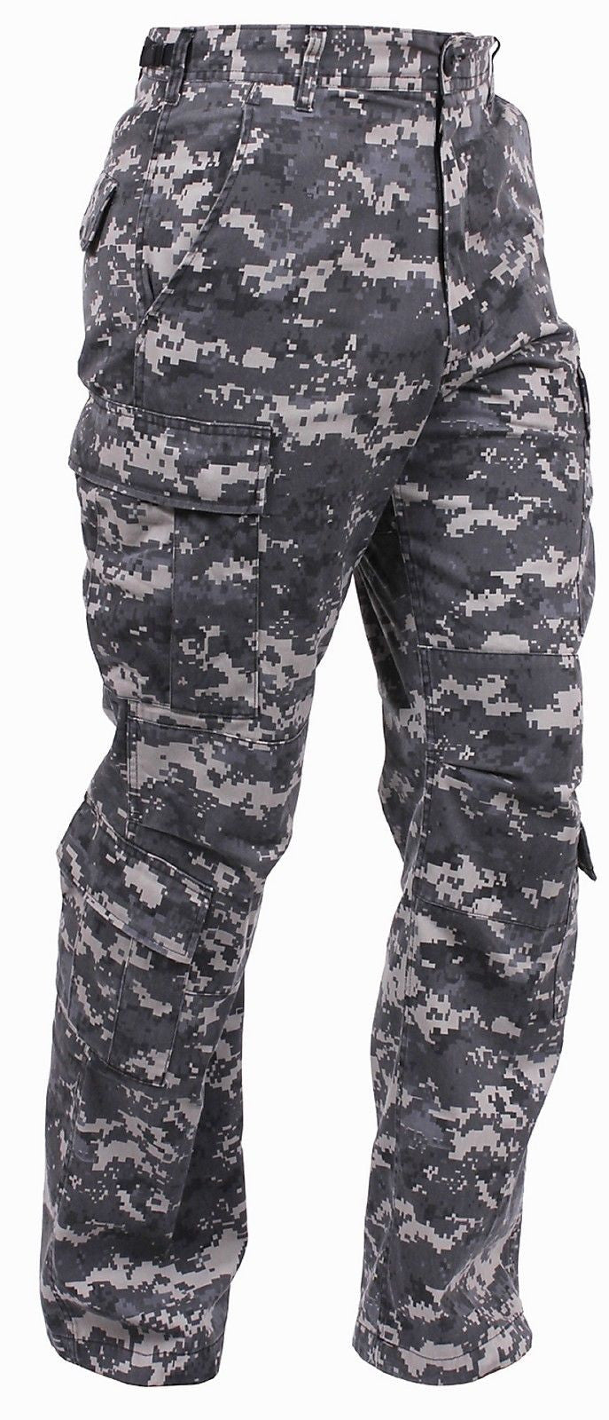 NWT Military Cargo Pants Fatigues Subdued Urban Digital Camo
