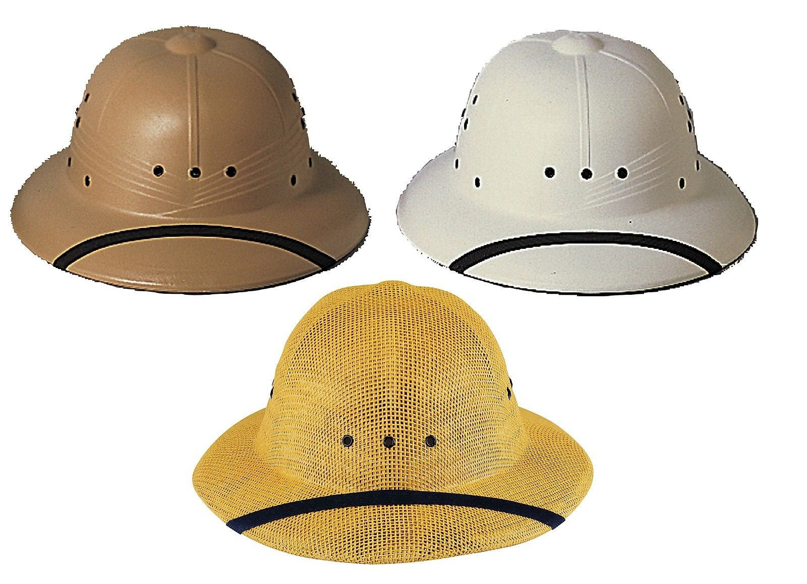 Pith Helmet Safari Sun Hat Adult Waterproof 1 Size Fits US Made – Grunt  Force