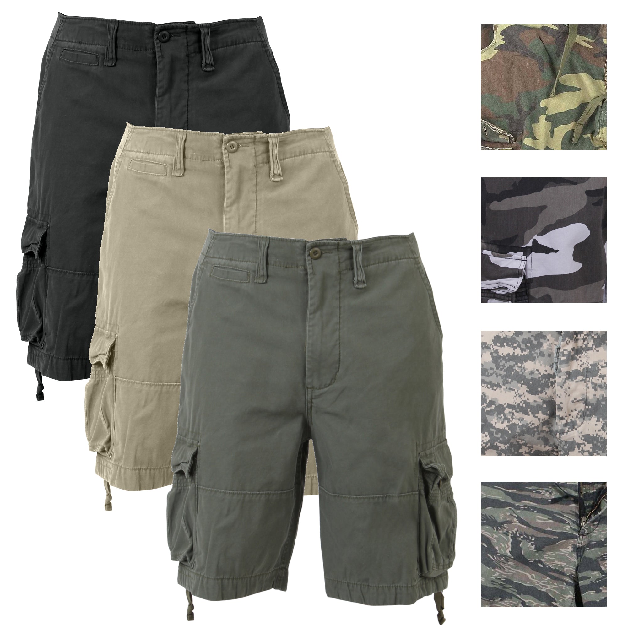 Rothco's Vintage Camo Utility Shorts – Grunt Force