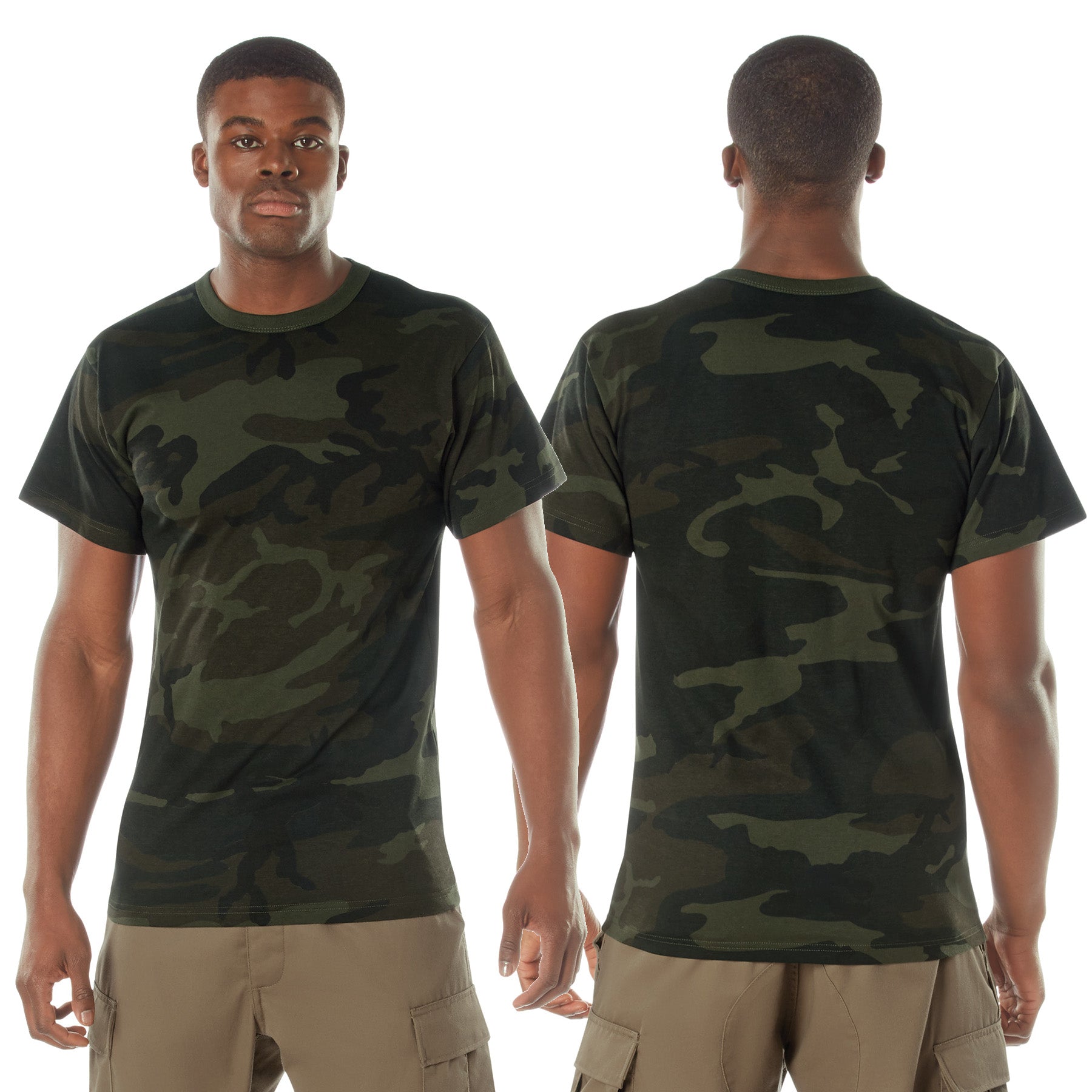 Rothco Camo T-Shirt in Midnight Woodland Camo! – Grunt Force