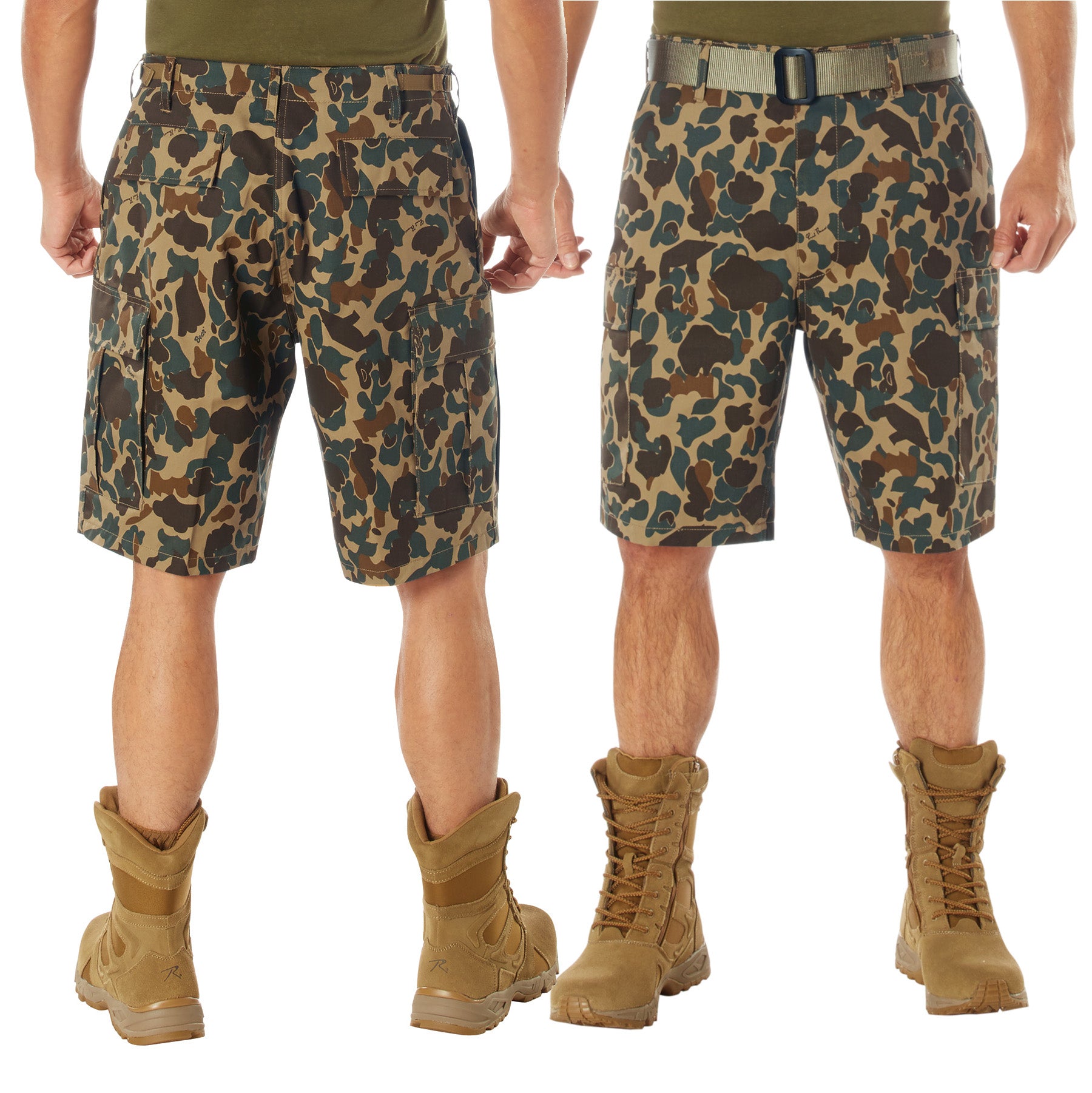 Rothco Colored Camo BDU Shorts In Fred Bear Camo! – Grunt Force