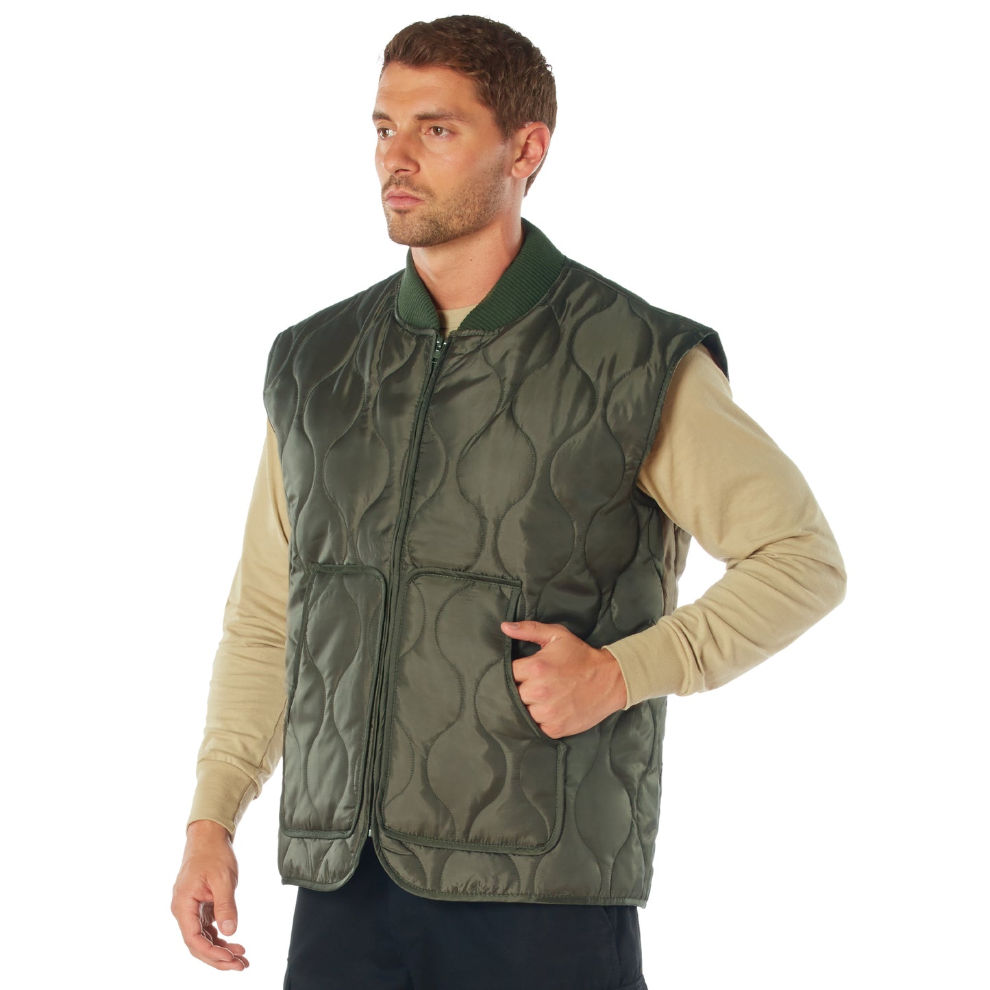 Rothco Men's Quilted Woobie Vest