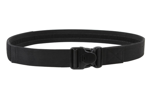 Black Triple Retention Tactical Duty Belt - 2" Law Enforcement Hook & Loop Belts