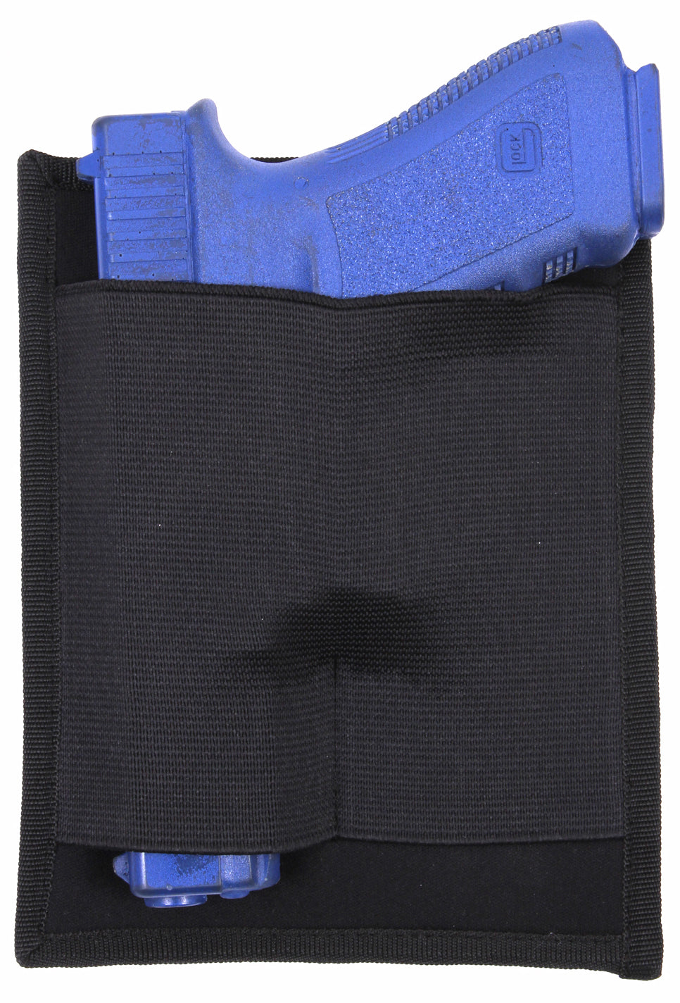 Black Padded Concealed Carry Holster with Easy Attach Hook & Loop Panel