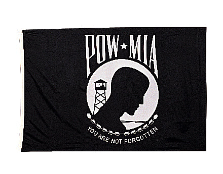 Rothco POW-MIA 2' x 3' Flag - "POW-MIA You Are Not Forgotten" 2 Grommet Flag