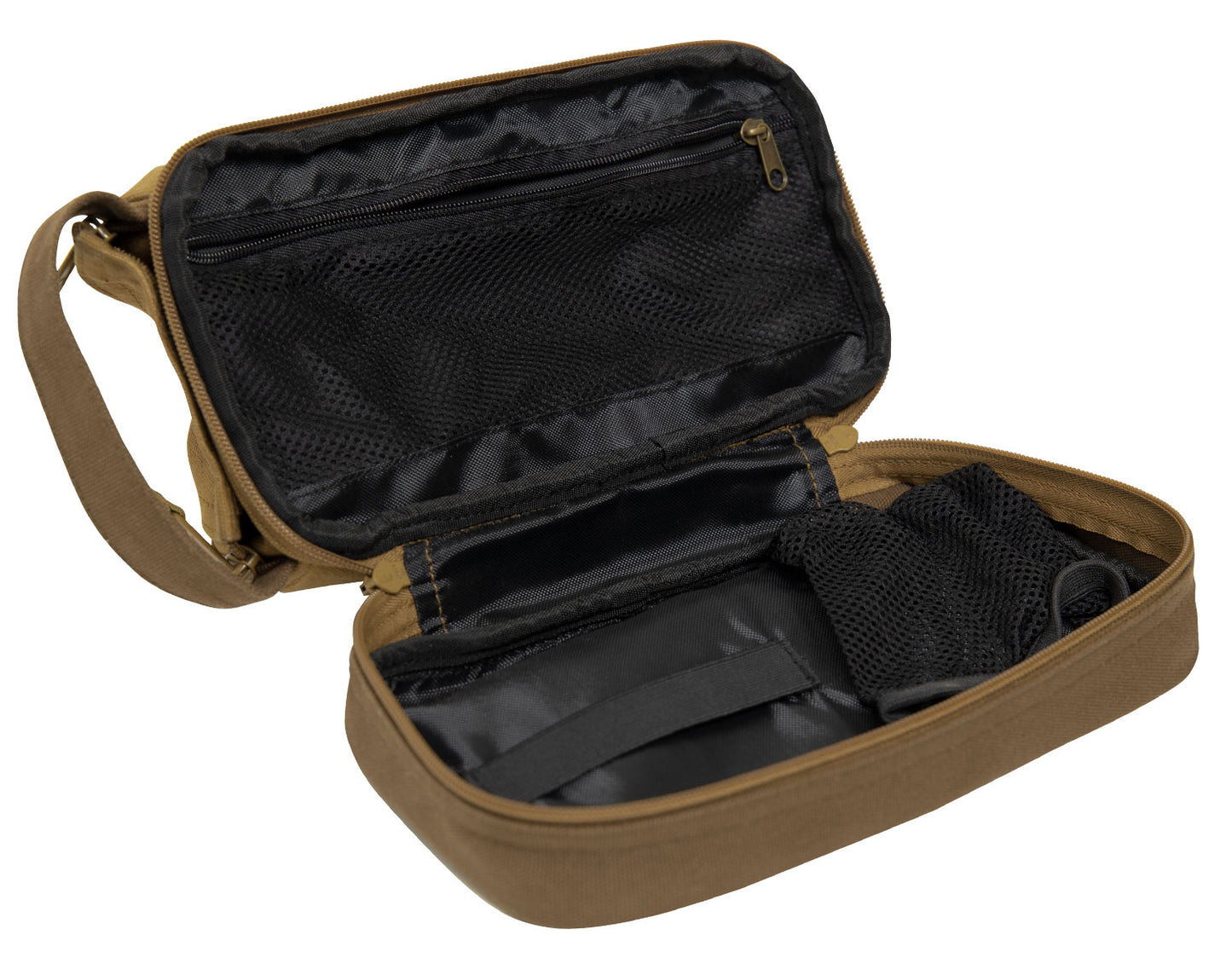 Rothco Deluxe Canvas Travel Kit - Toiletry Bag Dopp Kit