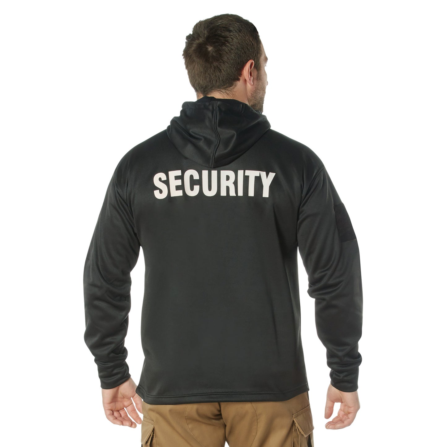 Black SECURITY Concealed Carry Hoodie Sweatshirt & USA Flag Patch Sweat Shirt