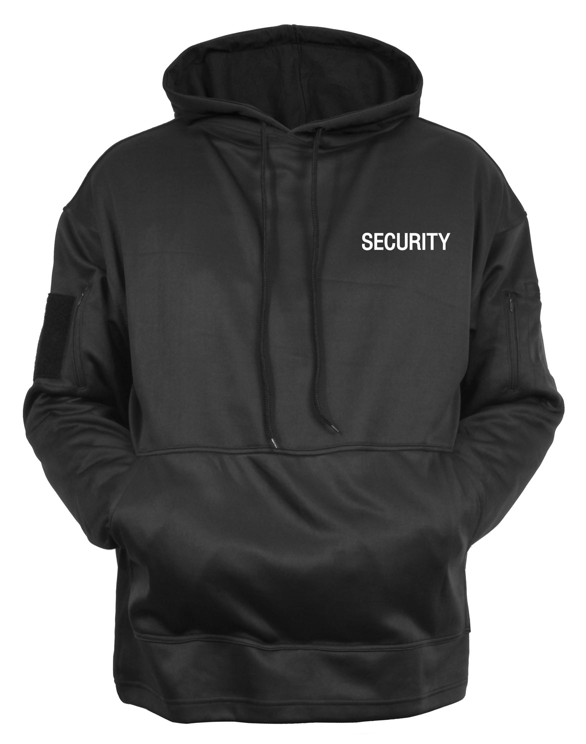 Black SECURITY Concealed Carry Hoodie Sweatshirt & USA Flag Patch Sweat Shirt