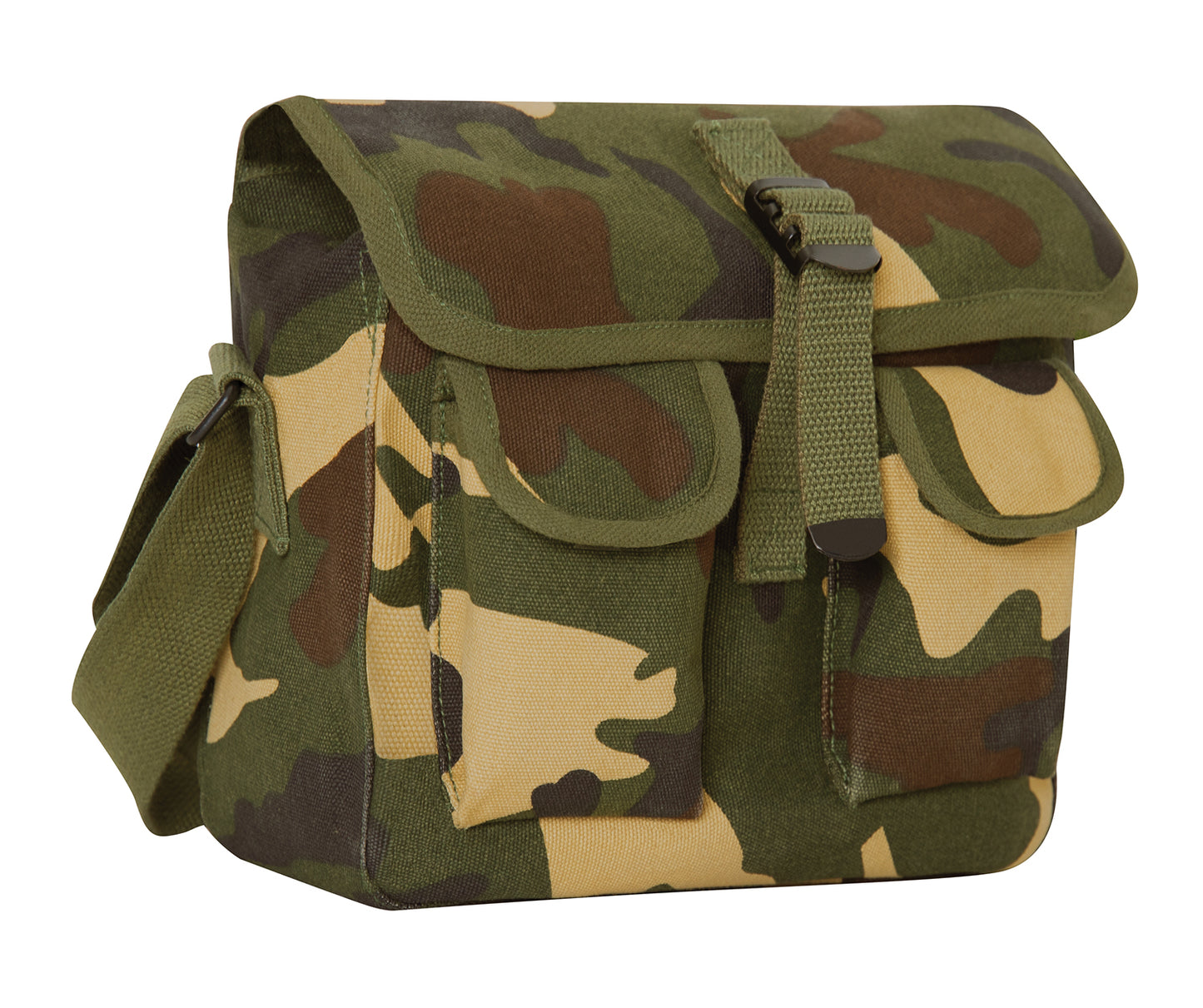 Canvas Shoulder Pouches - Camo Shoulder Bag 11" x 9" x 4"