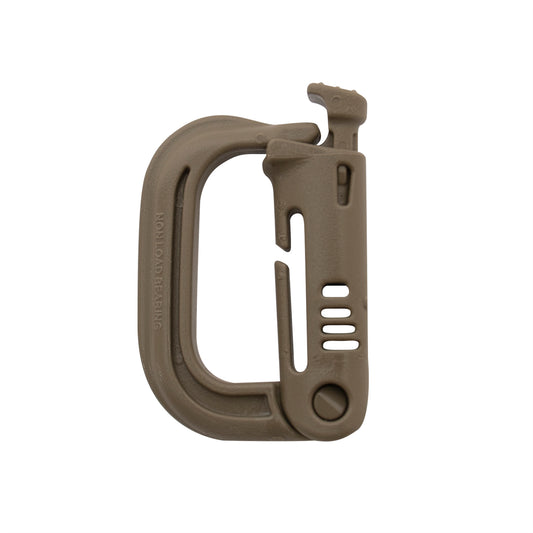 ITW Nexus Plastic Grimloc MOLLE Locking D-Ring - Coyote Brown