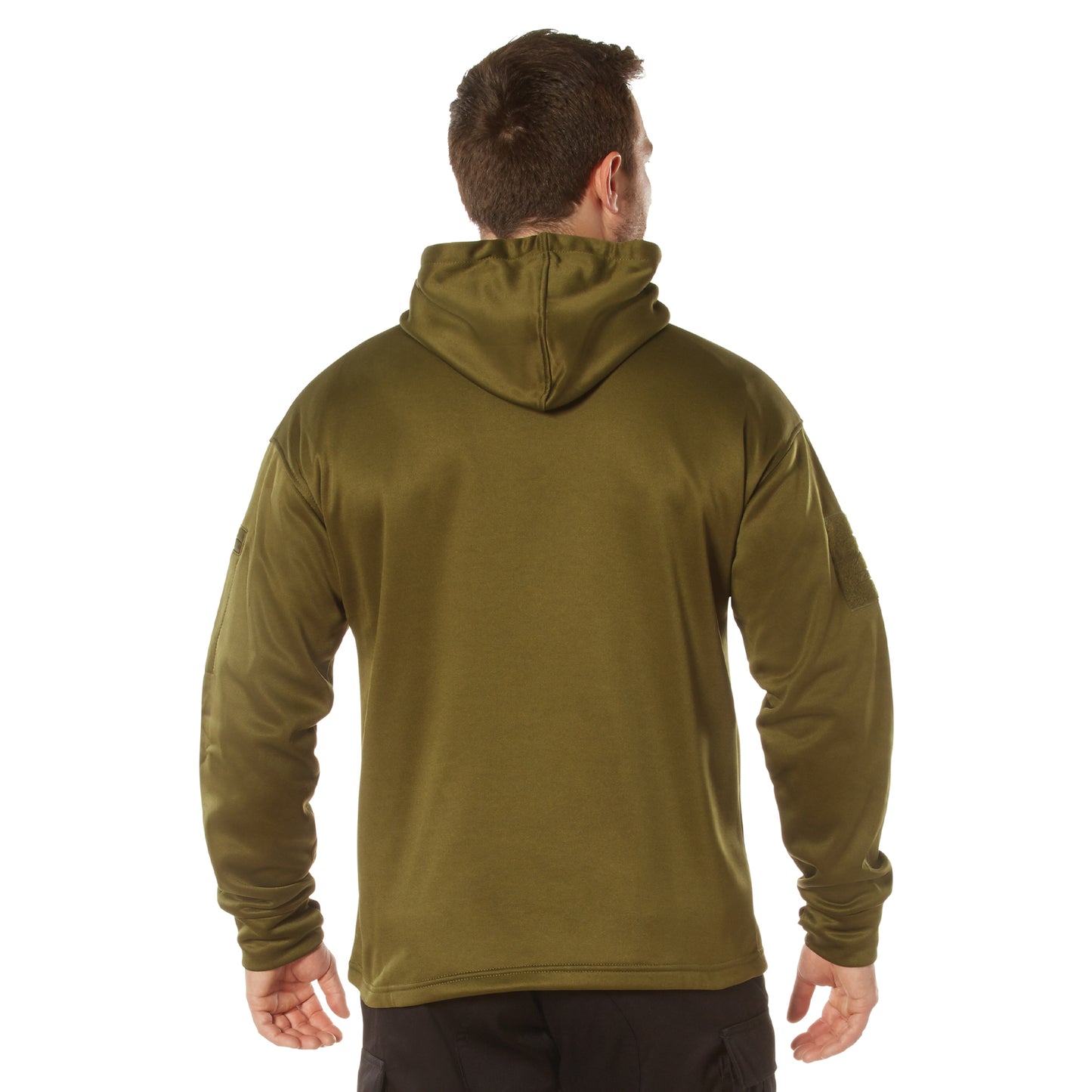 Rothco Men's Olive Drab Concealed Carry Hoodie Sweatshirt w/ US Flag Patch