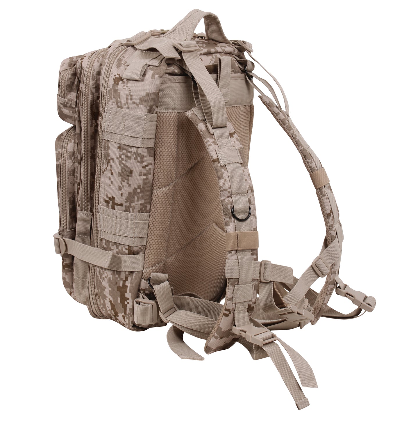 Camouflage Medium Transport Pack -17" Desert or Urban Digital MOLLE Backpack Bag