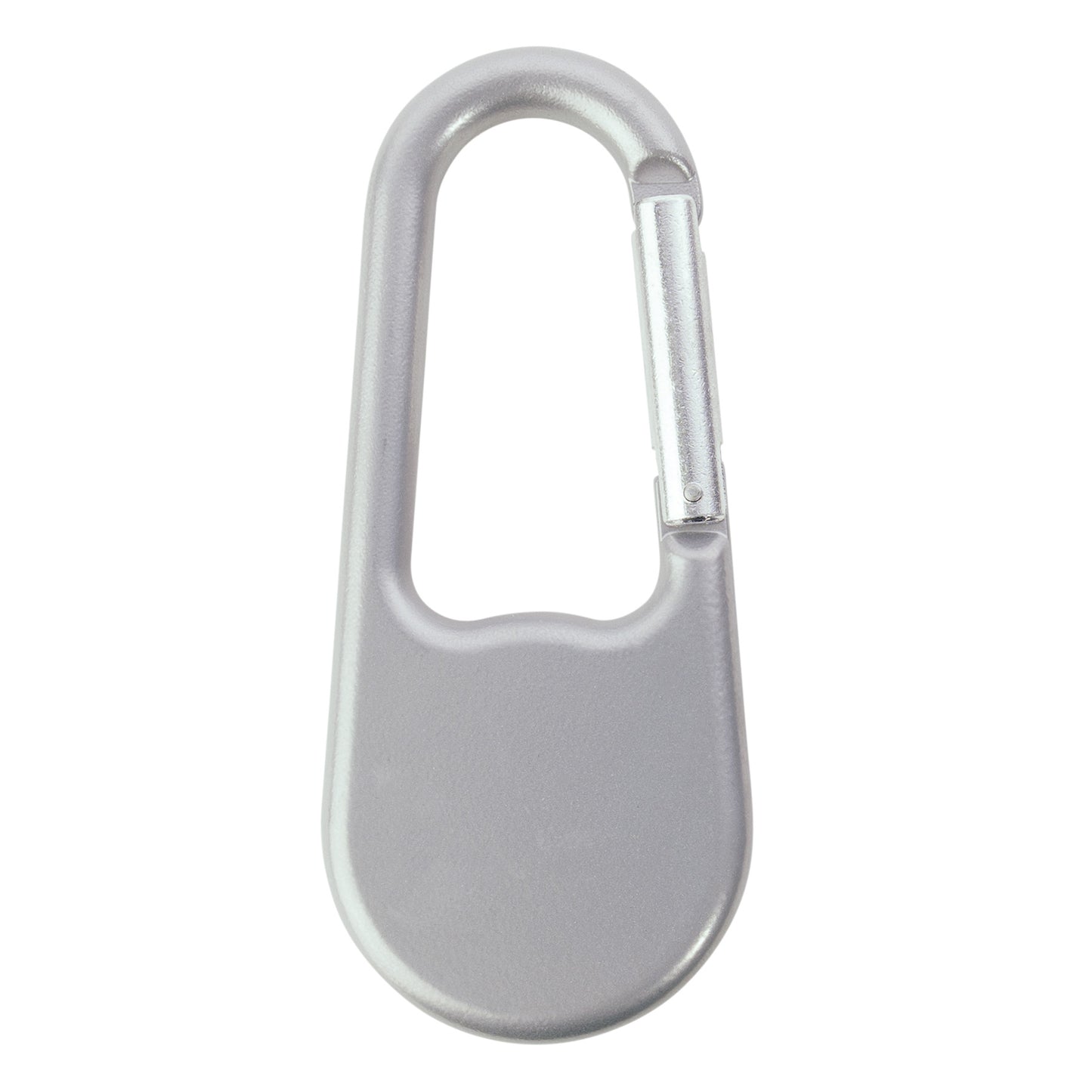 Carabiner Compass - 110mm Zinc - Clips To Keys Pants or Bags