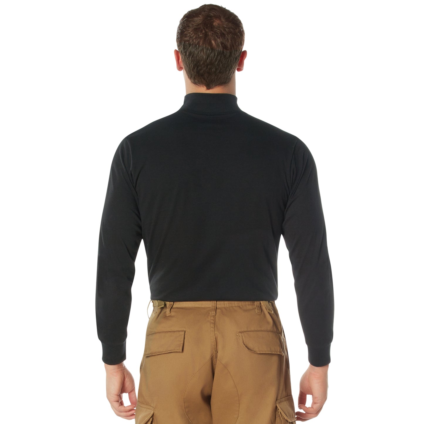 Black Mock Turtleneck - Great for Law Enforcement Police or Security