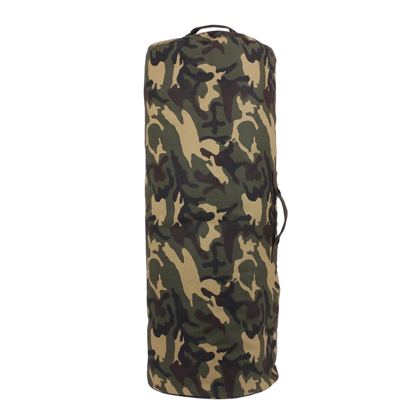 42" Jumbo Woodland Camouflage Heavyweight GI-Style Giant Camo Duffle Bag