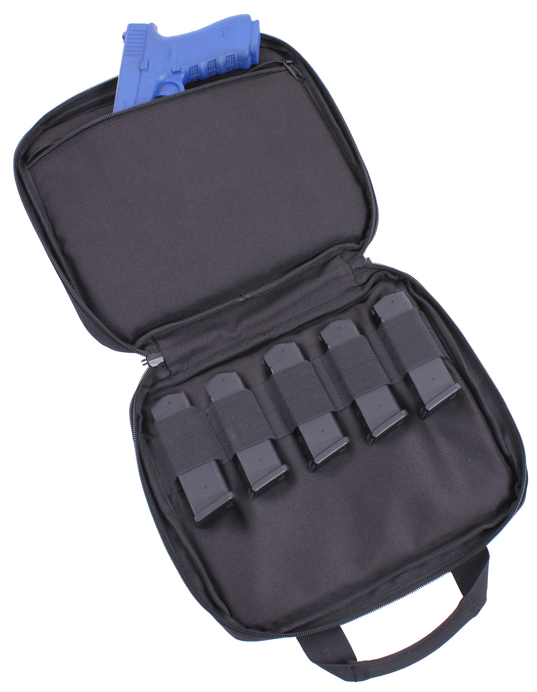 Black Lockable Double Carry Case w/ Straps - Soft Range Case