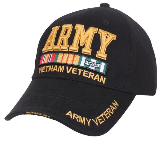 Rothco Army Vietnam Vet Deluxe Low Pro Cap - Nam Veteran Army Baseball Hat