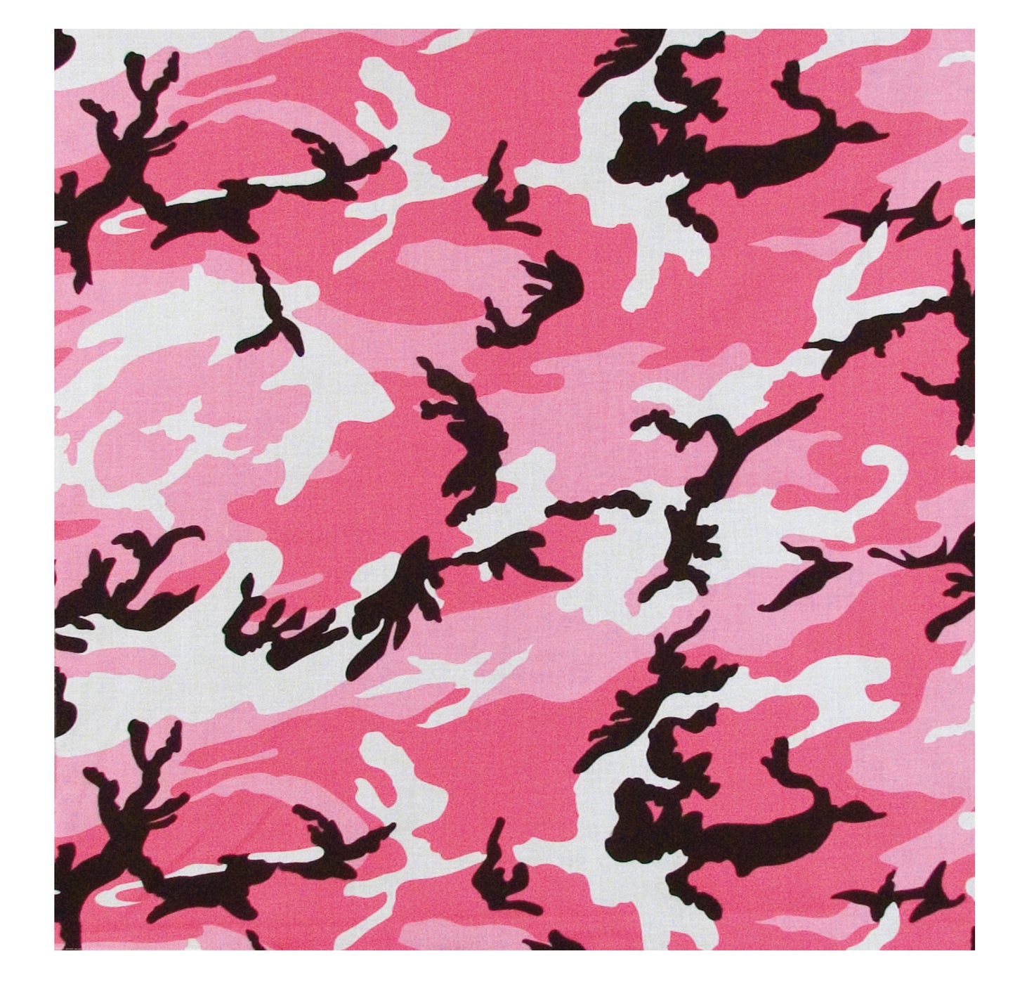 Camo Bandana 22"x22" 100% Cotton Camouflage Head & Face Wraps