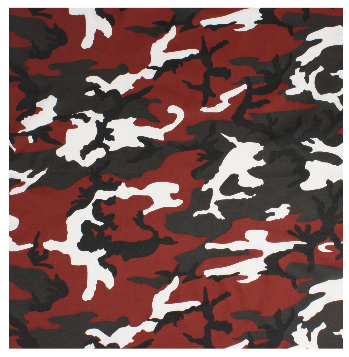 Camo Bandana 22"x22" 100% Cotton Camouflage Head & Face Wraps