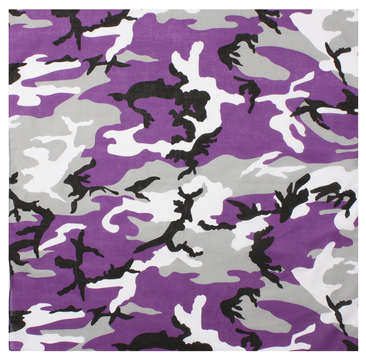 Camo Bandana 22"x22" 100% Cotton Camouflage Head & Face Wraps