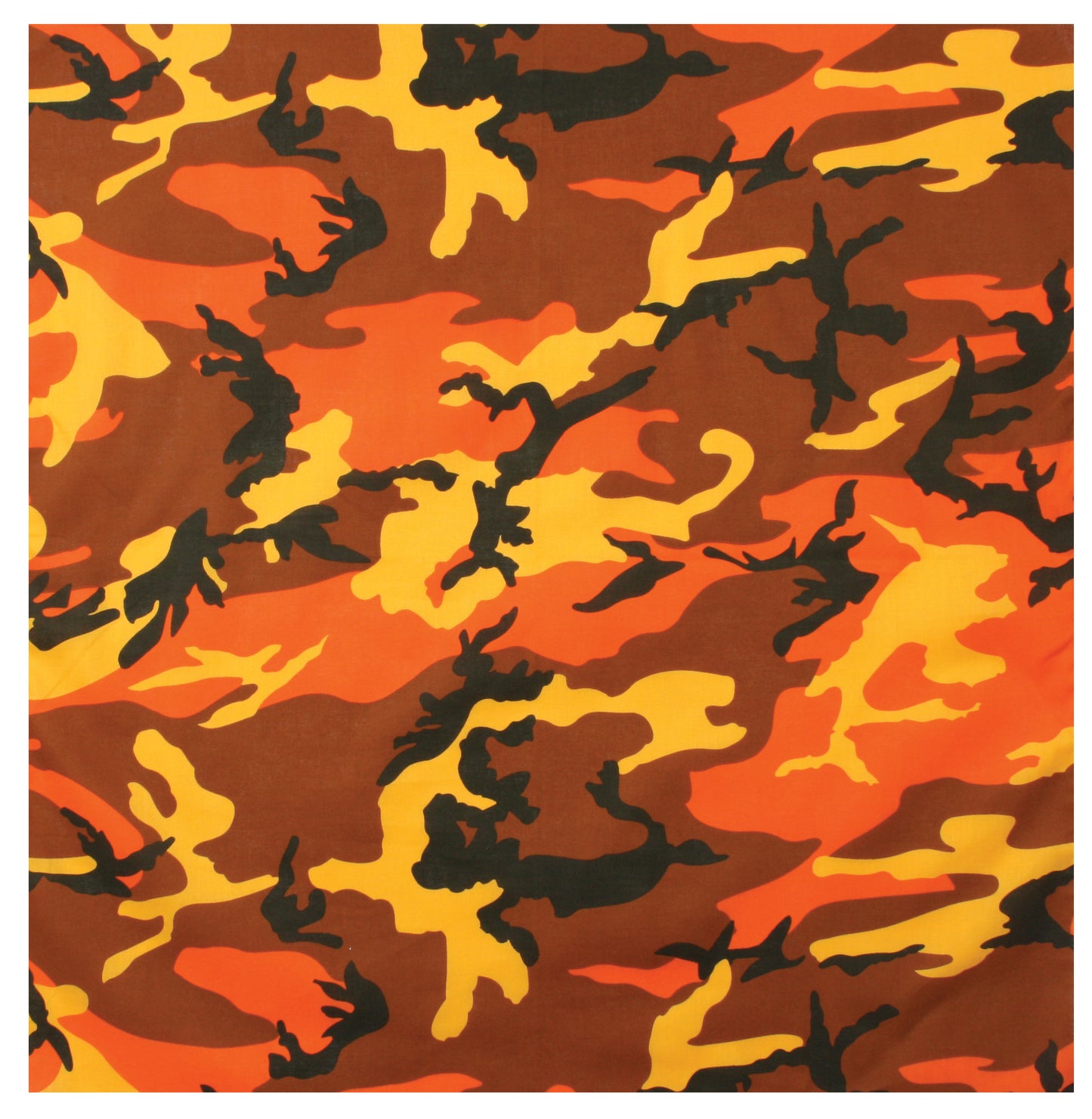 Camo Bandana 22"x22" 100% Cotton Camouflage Head & Face Wraps