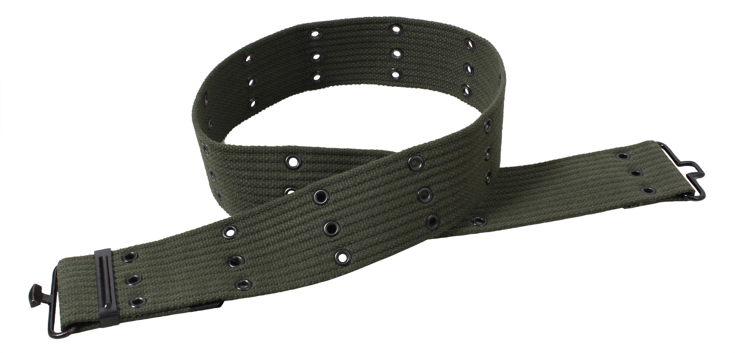 Canvas Belts w/ Metal Buckles - Adjustable G.I. Belt