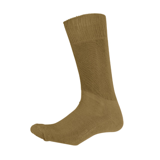 Rothco G.I. Type Cushion Sole Socks - Coyote Brown Government Issue Made In USA