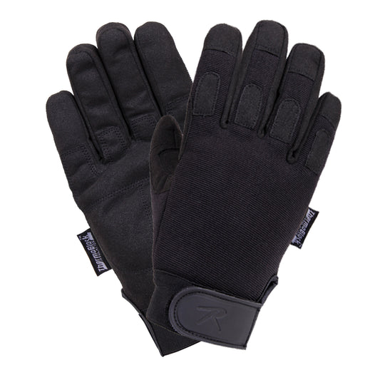 Rothco Black Cold Weather All-Purpose Duty Gloves - Poly Spandex Winter Gloves