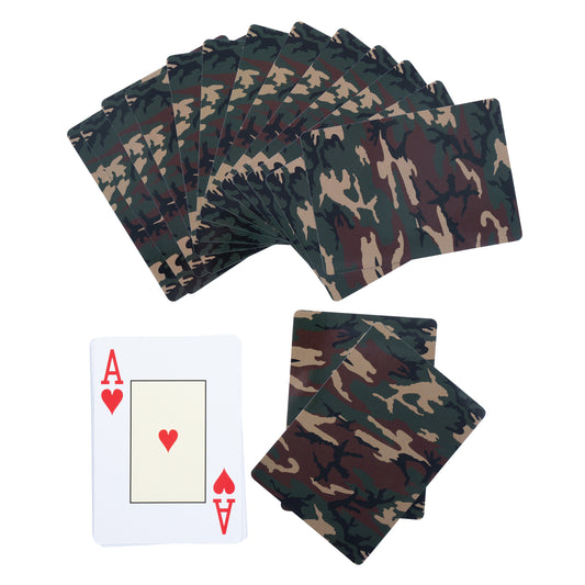 Camouflage Playing Cards - Woodland Camouflage - 52 Card Deck