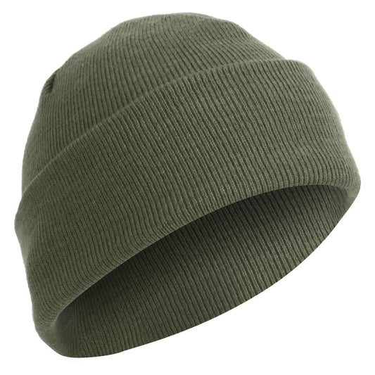 Foliage Green Deluxe Fine Knit Winter Watch Cap - Rothco Acrylic Snow & Ski Hat