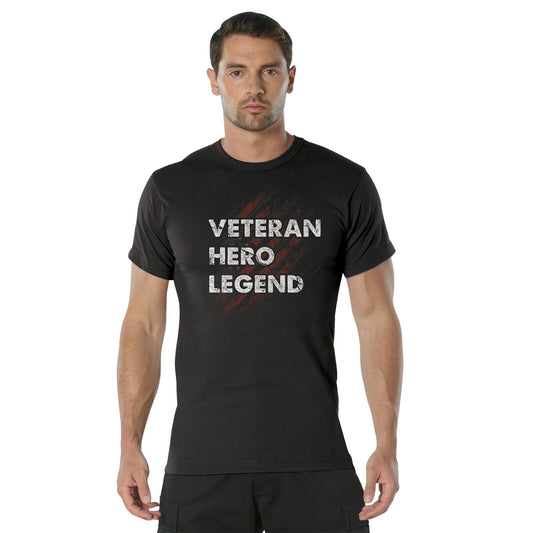 Men's "Veteran Hero Legend" Short Sleeve T-Shirt