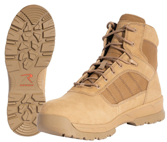 Guardian AR 670-1 Coyote Brown 6 Inch Waterproof Tactical Boot by Rothco