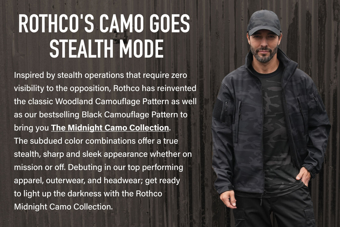 Midnight Black Camo M-65 Field Jacket With Removable Quilted Liner Tactical Coat