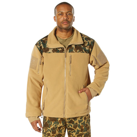 Rothco x Bear Archery Fred Bear Camo Spec Ops Tactical Fleece Jacket Winter Coat