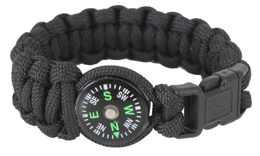 Rothco Paracord Bracelet With Compass & Side Release Buckle