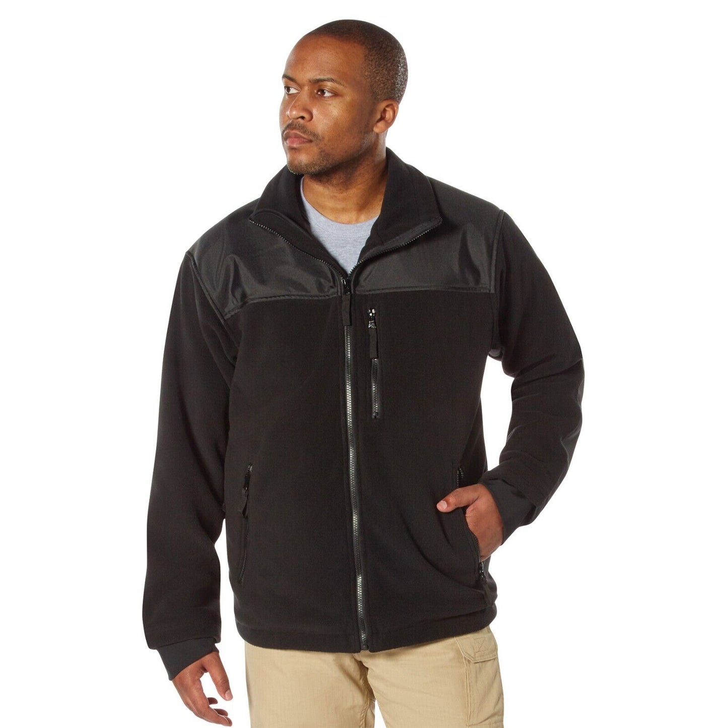 Concealed Carry Spec Ops Fleece Jacket Ambidextrous Polyester Tactical Coat