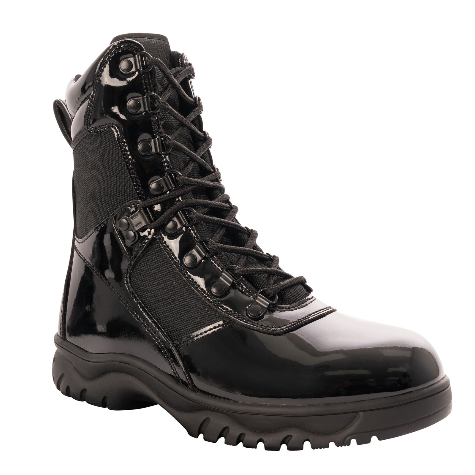 2 inch combat boots best sale