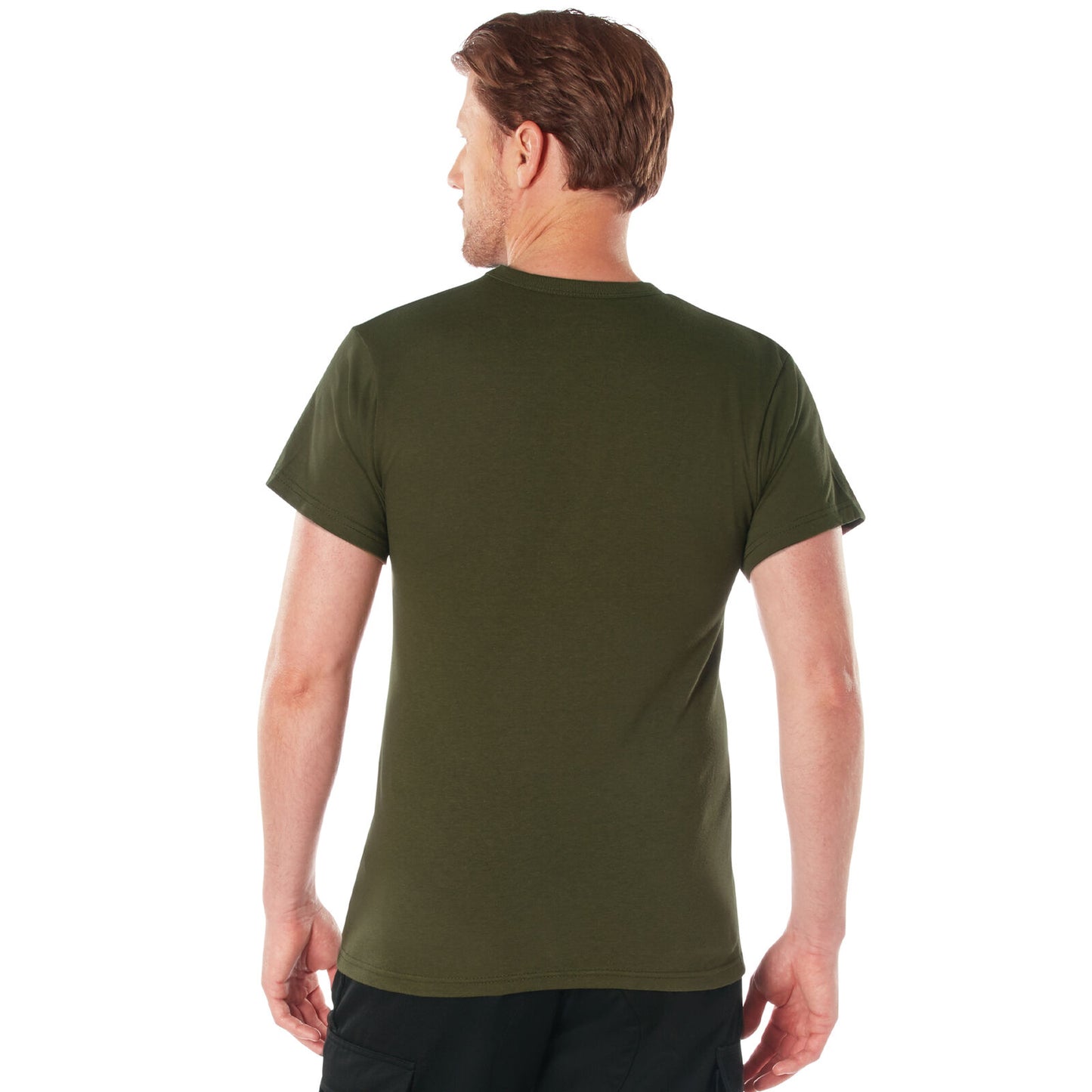 Men's Olive Drab "Don't Tread On Me" T-Shirt Classic Gadsden Snake