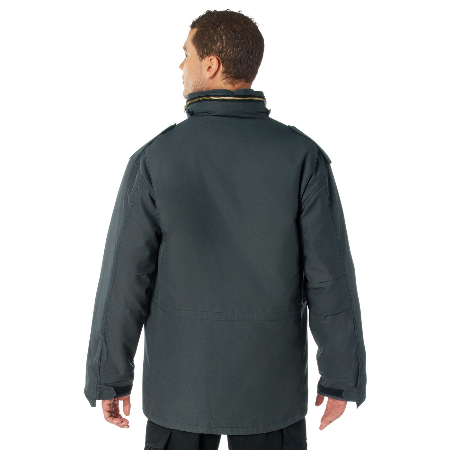 Gunmetal Grey M65 Field Jacket With Removable Liner Classic Style Coat